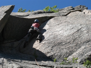  climbing the wall